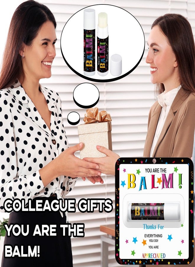 Sacubee 30 Pack Employee Appreciation Gifts Bulk Lip Balms, Thank You Gift for Staff Team Teachers Volunteers, You’re the Balm Mini Lip Balm for Office Events and Appreciation Favors(Mint Flavor) - Image 4